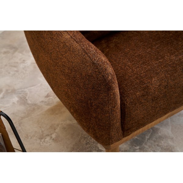 Fauteuil Reims - Marron Fauteuil Reims - Marron