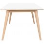 Copenhagen Matbord - Vit/natur - 150/230x95