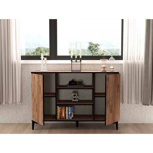 Bezen skänk - Furu/svart Bezen skänk - Furu/svart