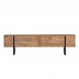 TV-b�nk Orost 180 cm - Atlantic Pine/svart
