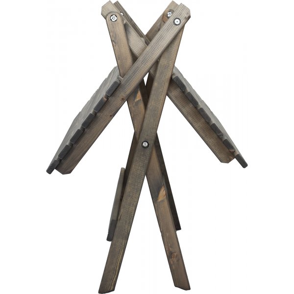 Table de groupe d'extrieur Wilma 65 x 65 cm avec 2 chaises Knohult - Gris