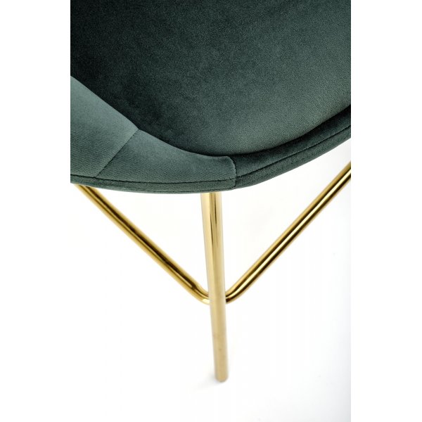 Tabouret de bar Pelican 112 - Vert foncé/or Tabouret de bar Pelican 112 - Vert foncé/or