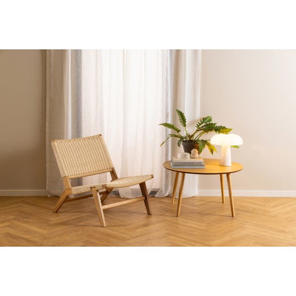 Fauteuil Carson - Blanc/chêne Fauteuil Carson - Blanc/chêne
