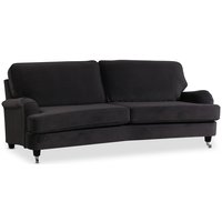 Kvarsebo Howard 3-sits svängd soffa - Mörkgrå (Sammet) Kvarsebo Howard 3-sits svängd soffa - Mörkgrå (Sammet)
