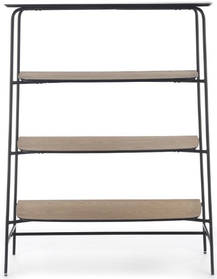 Sting bokhylla - Svart/ask