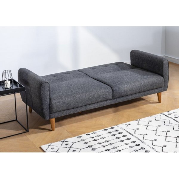 Canapé convertible 3 places Aria - Gris foncé Canapé convertible 3 places Aria - Gris foncé