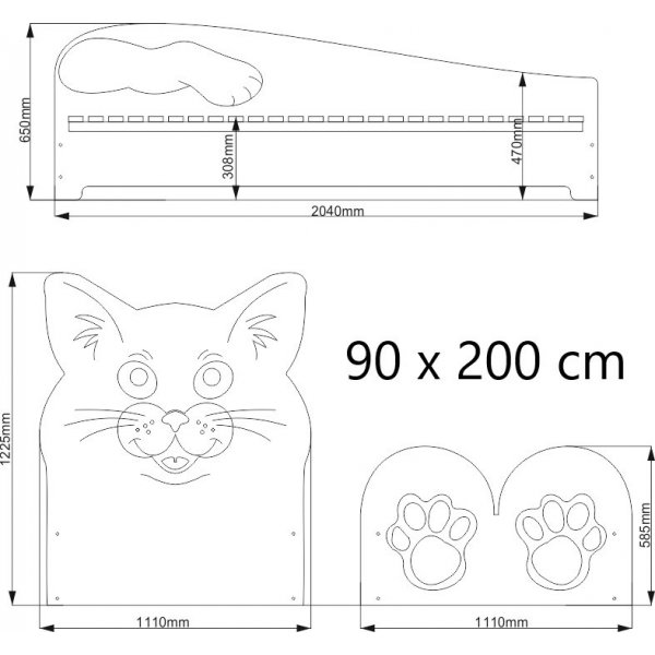 Katt barnsäng - Valfi storlek! Katt barnsäng - Valfi storlek!