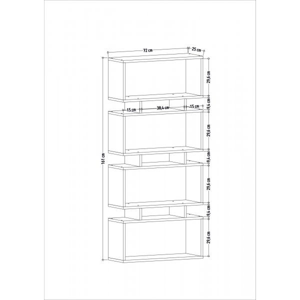 Bibliothèque Langdon - Blanc Bibliothèque Langdon - Blanc