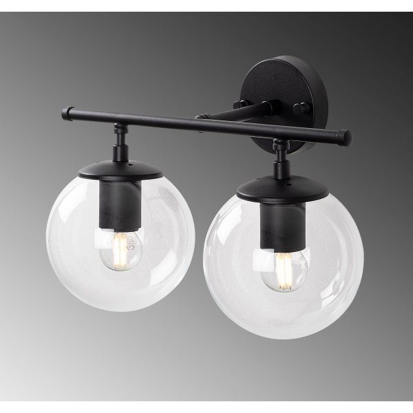 Rosy wandlamp 10740 - Zwart