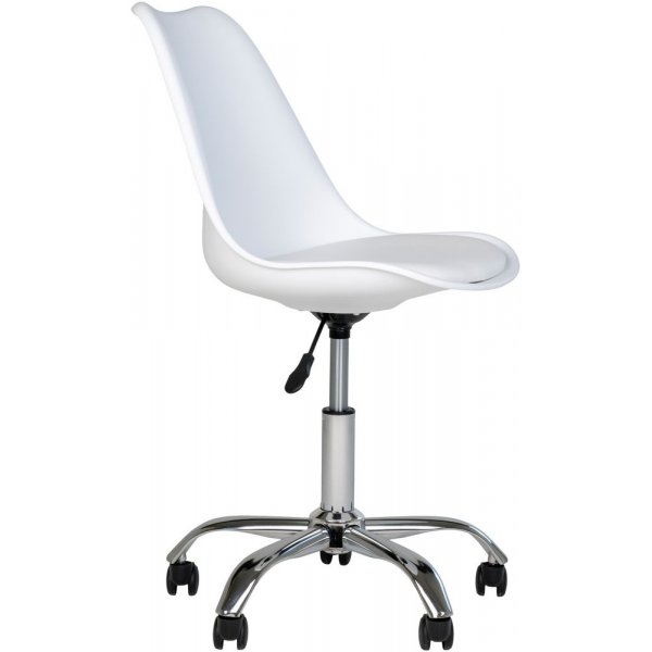 Stavanger Skrivbordsstol - Vit/krom Stavanger Skrivbordsstol - Vit/krom