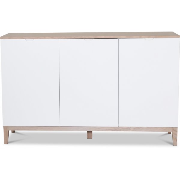Borgholm sideboard - Vit / Ek