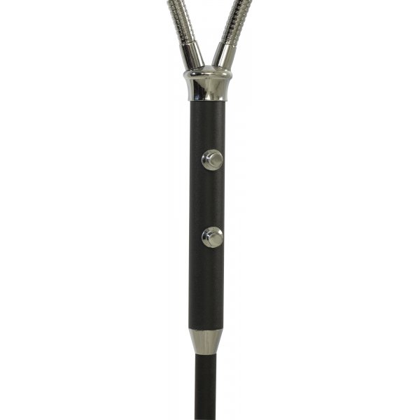 Lampadaire Sandnes - Noir/Chrome