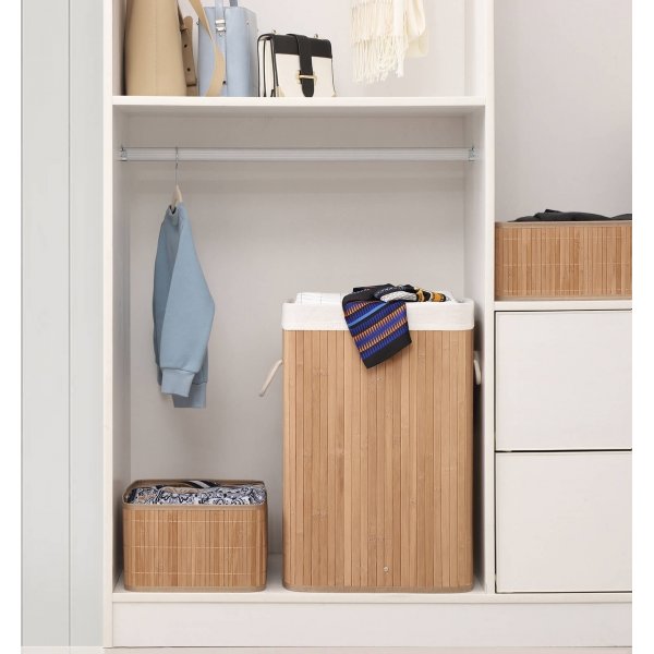 Carolin tvttkorg 72 l - Bambu