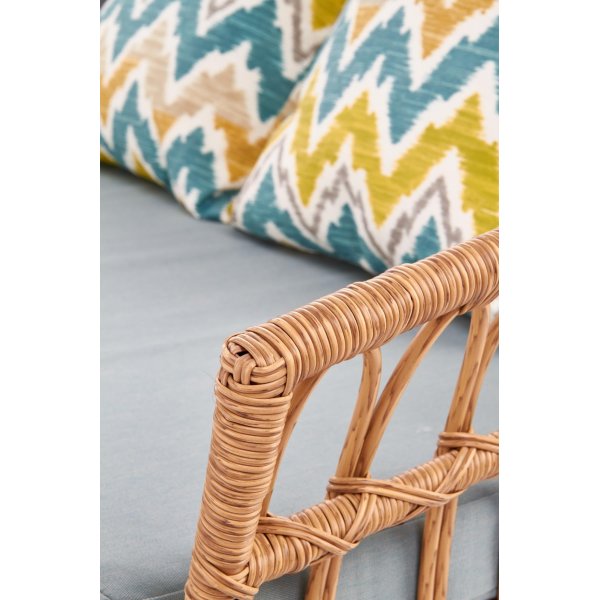 Ulm 2-zitsbank - Rotan + Textielreiniging voor meubels Ulm 2-zitsbank - Rotan + Textielreiniging voor meubels