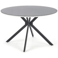 Ripley runt matbord (120 cm) - Svart/vit Ripley runt matbord (120 cm) - Svart/vit