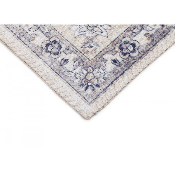 Tapis tiss� machine Cleo Tabriz - Gris/Or