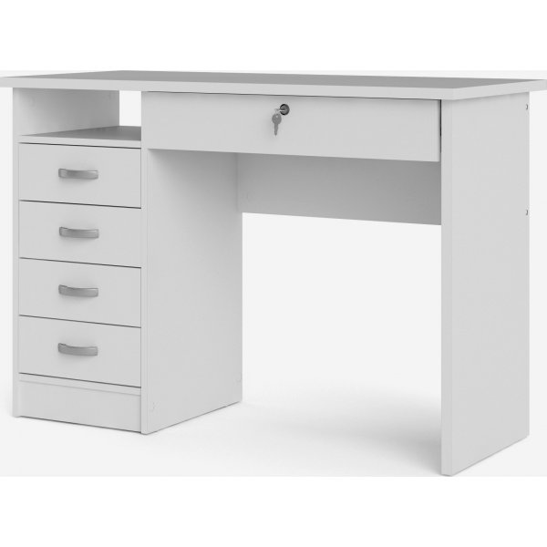 Function Plus skrivbord med 4 lådor 109,3 x 48,5 cm - Vit Function Plus skrivbord med 4 lådor 109,3 x 48,5 cm - Vit