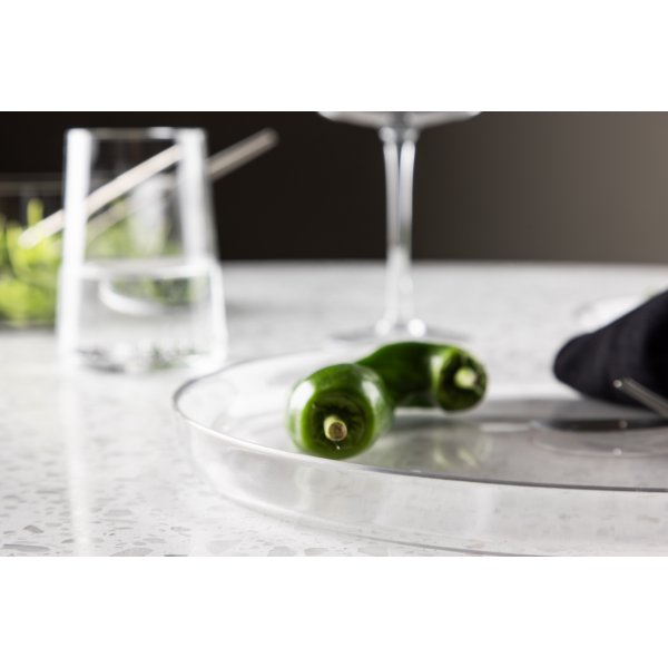 Shine tallrikar 26 cm - Klarglas