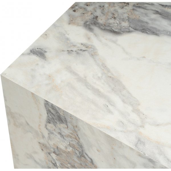 Ensemble de tables d\\\'appoint Cubo - Marbre blanc Ensemble de tables d\\\'appoint Cubo - Marbre blanc