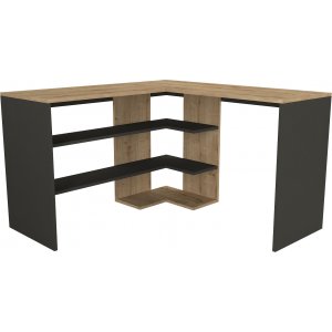 Stylo hörnskrivbord 120/120x45 cm - Safir/antracit - Hörnskrivbord, Skrivbord, Kontorsmöbler
