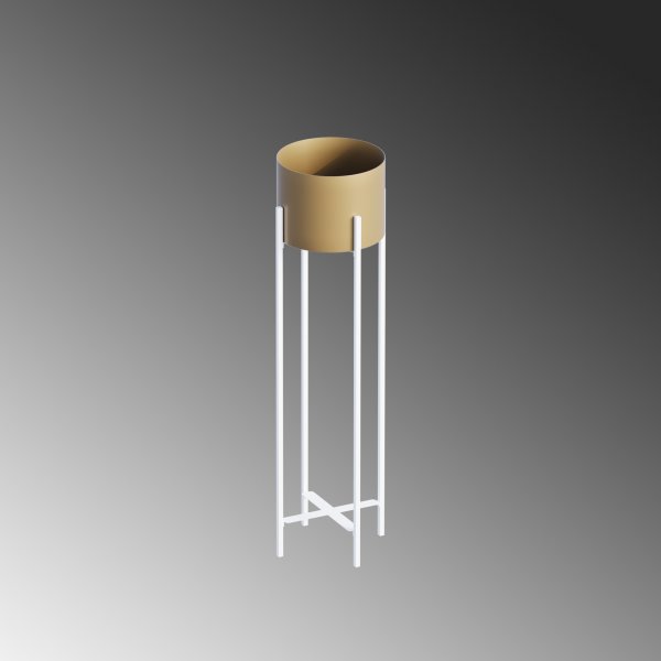 Pot Plato 25 - Blanc/or Pot Plato 25 - Blanc/or