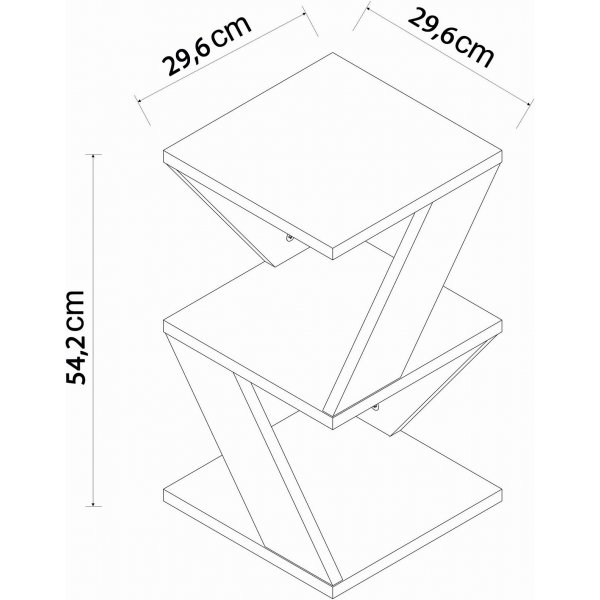 Table d\\\'appoint Albeni - Noir Table d\\\'appoint Albeni - Noir