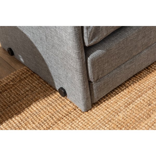 Canapé convertible Saga - Gris clair Canapé convertible Saga - Gris clair