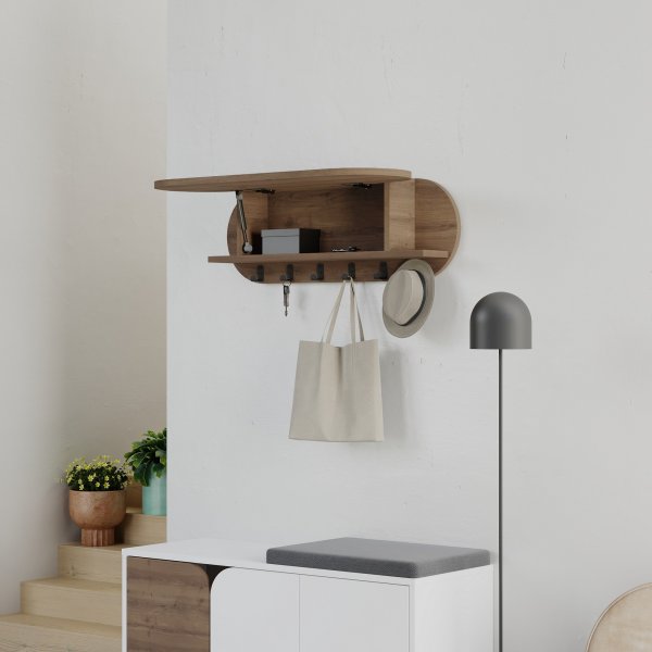 Cintre chromé - Marron Cintre chromé - Marron