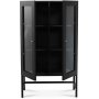 Carl vitrinskp lgt (Highboard) - Svartbetsad ask