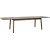 Table  manger Adrian 190-290 x 95 cm - Marron