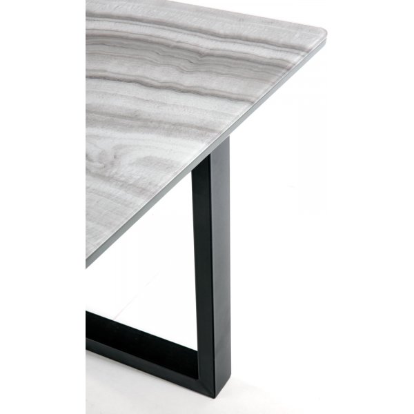 Nesta matbord 160-200 cm - Vit/gr