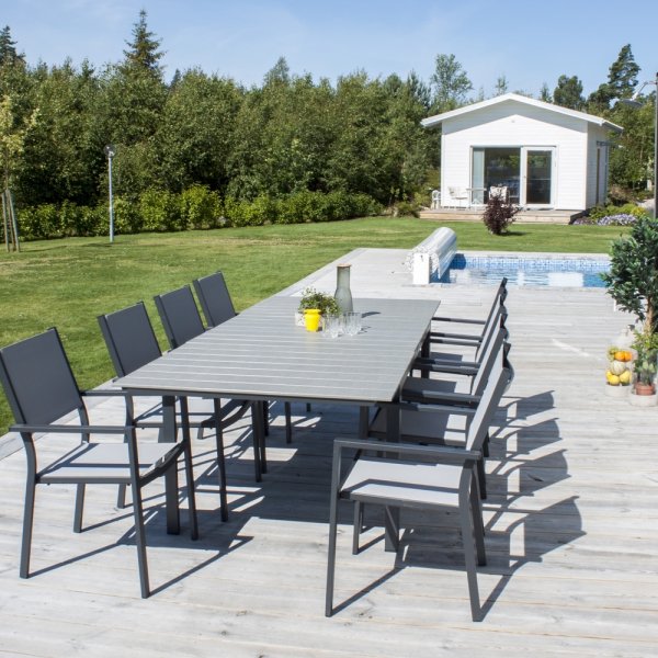 Levels matbord 160 x 100 cm - Svart/Grå Levels matbord 160 x 100 cm - Svart/Grå