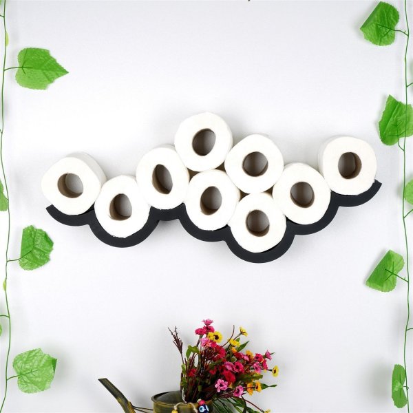 Waco papierhouder - Zwart