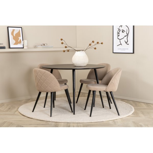 Alice matstol - Beige Alice matstol - Beige