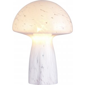 Mushi bordslampa 16 cm - Vit/Klar