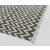 Stentvättad bomullsmatta zigzag - Svart/Vit - 160x230 cm