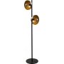 Drammen vloerlamp - Zwart/goud