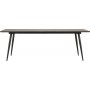 Keholmen matbord 220 x 100 cm - Svart/Brun