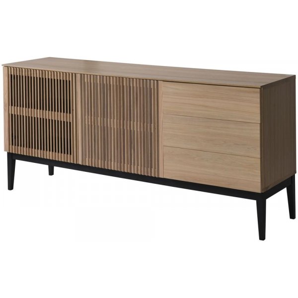 Darell sideboard - Askfanr/svart