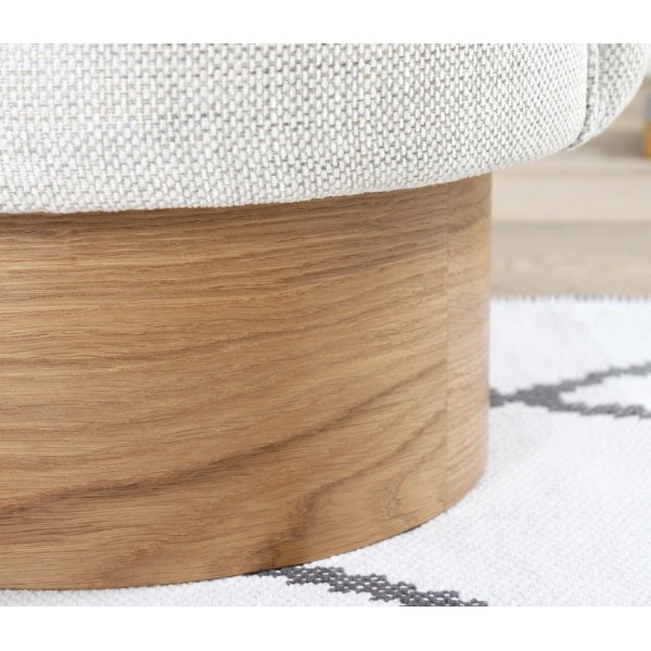 Pouf Barren - Gris clair Pouf Barren - Gris clair