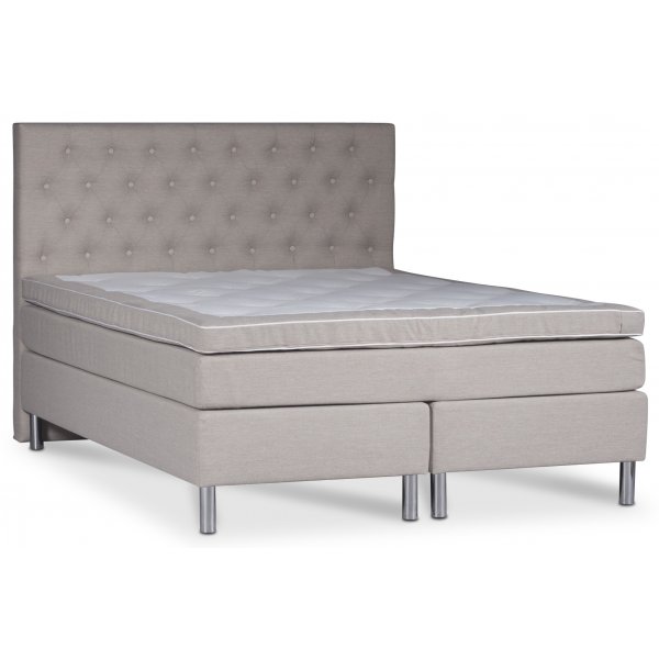 Hilton kontinentalsng med 5-zons Pocketsystem - Beige sng 180x200 cm
