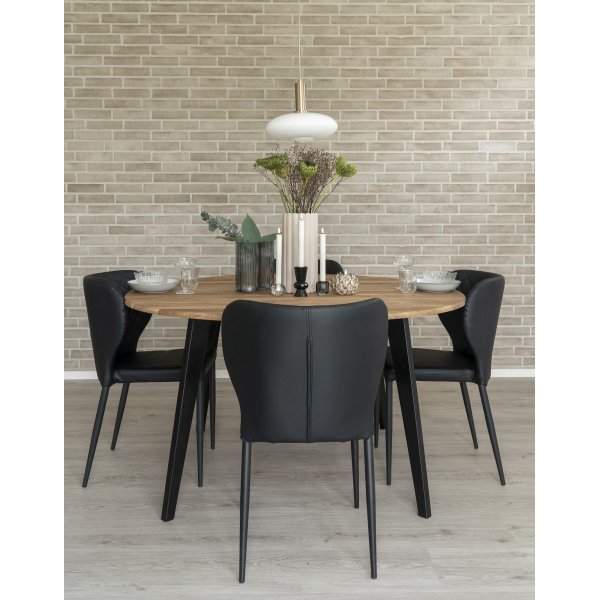 Chaise de salle  manger Pisa - Noir