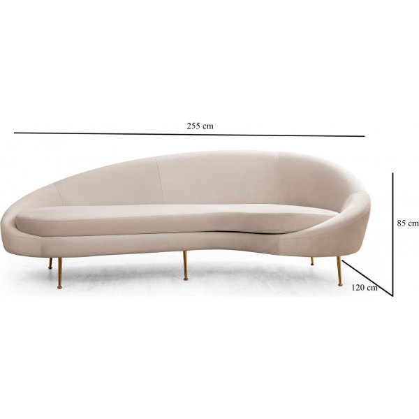 Essie divansoffa - Beige Essie divansoffa - Beige