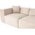 Lora 3-sits soffa - Cream