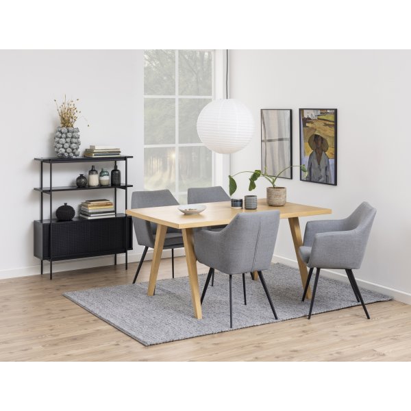 Bibliothèque Angus 114 cm - Noir Bibliothèque Angus 114 cm - Noir