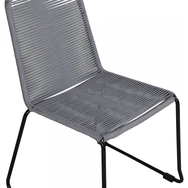 Lindos matstol - Grå/Svart Lindos matstol - Grå/Svart