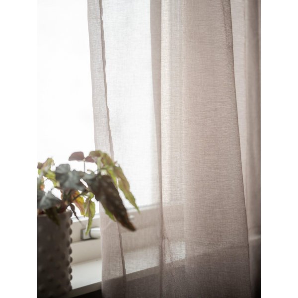 Rimy gardin 2-pack 2 x 140 x 300 cm - Nougat