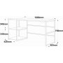 Voyage skrivbord 160x60 cm - Furu