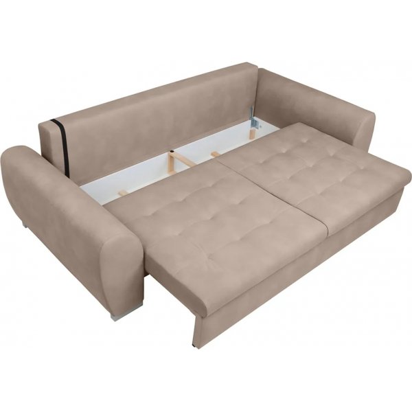 Canap convertible 3 places Gaspar - Beige