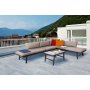 Modulsoffa Porto med bord - Gr/taupe